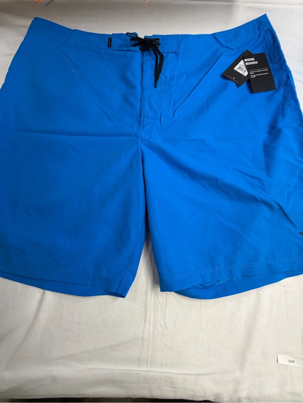 Hurley Electric Blue Board Shorts with Black Drawstring